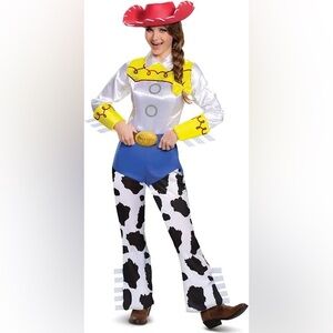 Disguise Cowgirl Costume with Yellow and Blue Accents